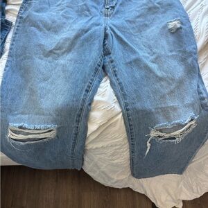 Fashion Nova Light Blue Boyfriend Jeans